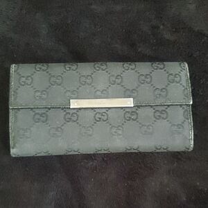 Gucci Black Canvas Wallet